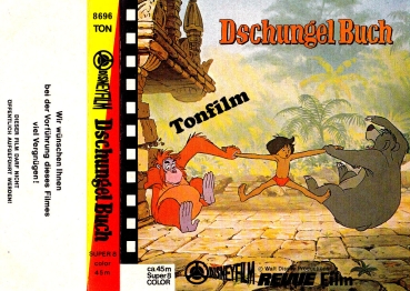 Disney "Das Dschungelbuch" Junglebook Convolut 1969 Revue Super 8 Movie + Schmid Cardgame in original box (0036)